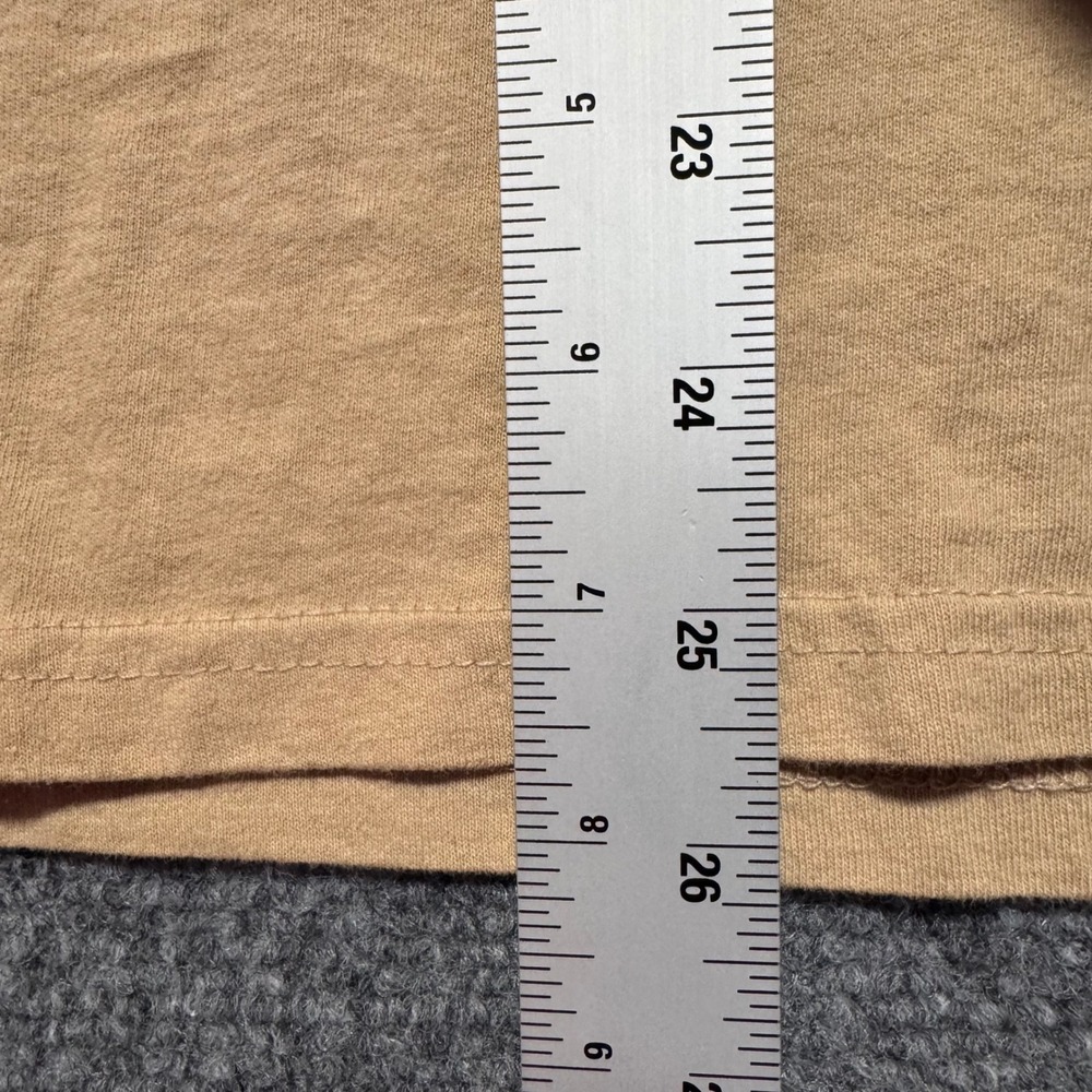 2Pac Tupac Shakur T-Shirt Small Tan Beige Cotton Rap Tee - Picture 5 of 6